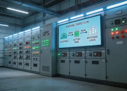 Industrial microgrid control room